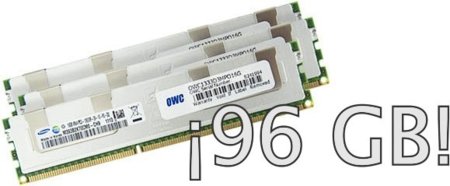 OWC ofrece un kit para dotar al Mac Pro con 96 GB de memoria RAM