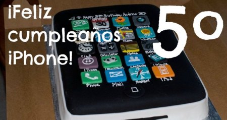 Cinco años del iPhone, la imagen de la semana