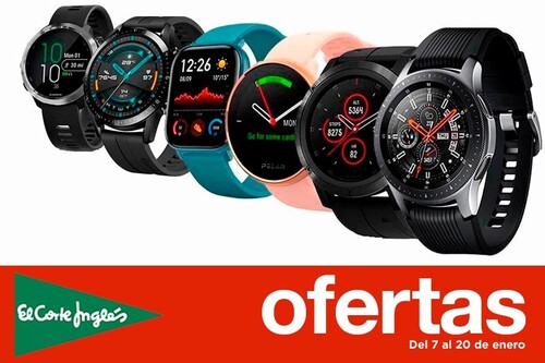 18 smartwatches y pulseras deportivas que puedes encontrar con hasta un 40% de descuento en las Rebajas de El Corte Inglés