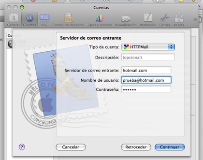 Httpmail 1.50: Descarga tus correos de Hotmail a Mail.app