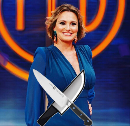 Una muy sudorosa Ainhoa Arteta entra en cólera, saca los cuchillos y manda a Jordi Cruz a freir espárragos en 'MasterChef Celebrity 5'