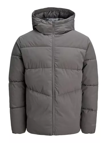 JACK & JONES Puffer Jacket Jjglobal-Chaqueta amortiguadora, Castlerock, L Hombres