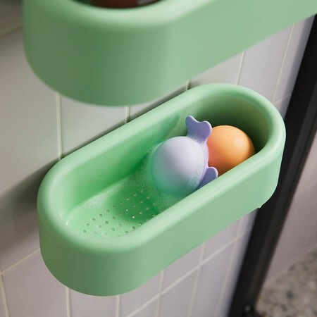 Cesta Con Ventosa Verde Ikea