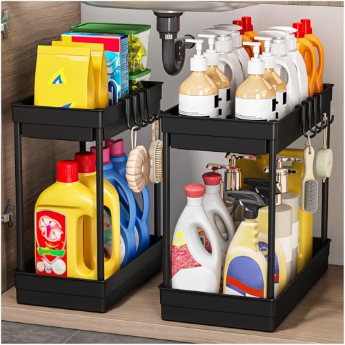 TidyTrove 2 Paquete Organizador Bajo Fregadero