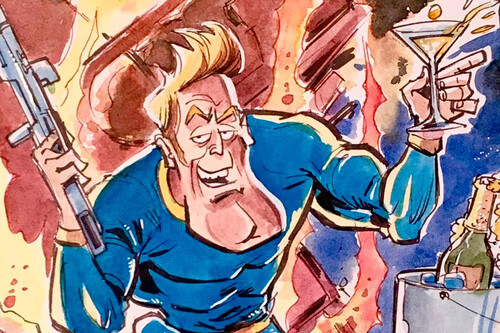 Hoy muy pocos se atreverían a publicar un juego como este, pero los 80 en España eran el escenario perfecto para un héroe de serie B, bebedor y mujeriego 