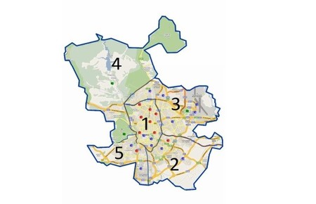 Zonas Contaminacion Madrid