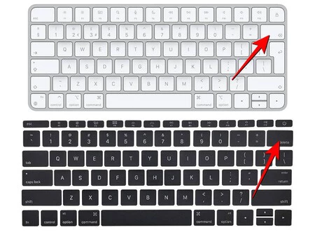 「削除」キーの有効化