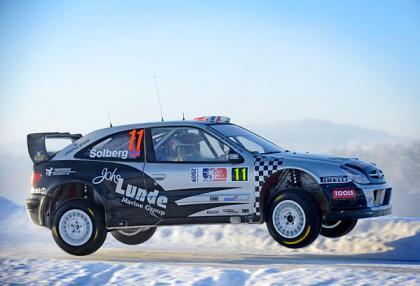 Petter Solberg primer líder del rally de Noruega