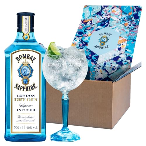 Caja regalo de Bombay Sapphire London Dry Gin 