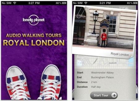 Aplicaciones viajeras: Ruta real por Londres