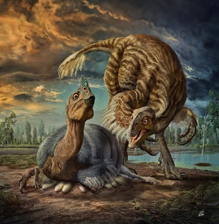 Este nuevo dinosaurio hacía nidos mayores que un neumático de camión