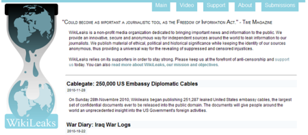 Wikileaks desvela que EEUU presionó a España para endurecer la "Ley Sinde"