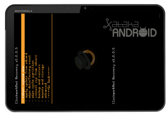 Motorola Xoom Recovery