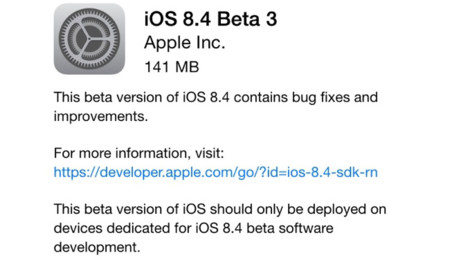 Apple lanza la tercera beta de iOS 8.4 mientras sigue puliendo la nueva app de Música