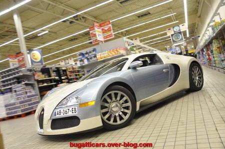 Bugatti Veyron Supermercado