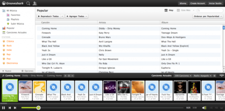 Grooveshark + Chrome extensions=música en streaming sin anuncios