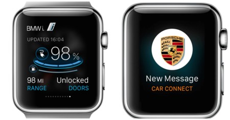 BMW y Porsche estrenan Apps para el Apple Watch