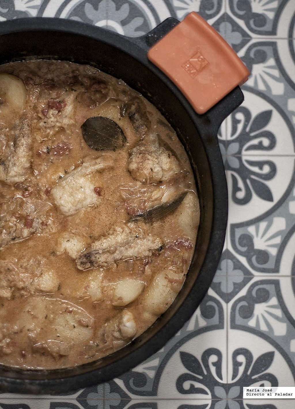 Receta de guiso marinero de rape, para empezar y no parar