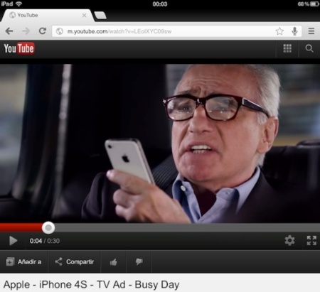 La web móvil de YouTube deja de soportar el reproductor de vídeos de iOS