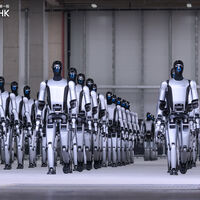 China escoge su frontera con Vietnam para un proyecto pionero: robots humanoides se encargarán del control y la logística 