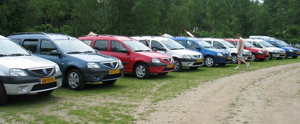Concentración de Dacia Logan MCV en Holanda