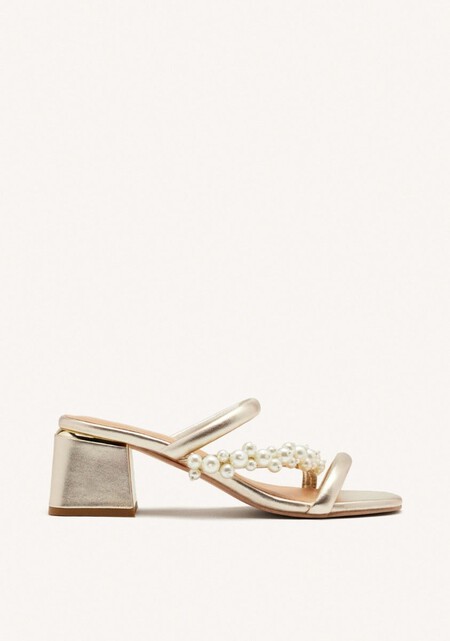 Sandalias de perlas de Gioseppo