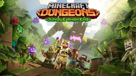 Las aventuras de Minecraft Dungeons se expandirán en julio con la llegada de Jungle Awakens, su primer DLC