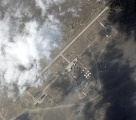 Lop Nur Airbase From Planet Labs In High Resolution