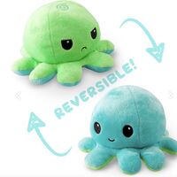 Así son los pulpos, y otros peluches reversibles para expresar emociones, que están causando sensación
