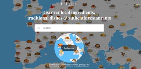 ¿Qué se come allí? El atlas gastronómico interactivo que nos ayuda a saber qué podemos comer en cualquier lugar del mundo