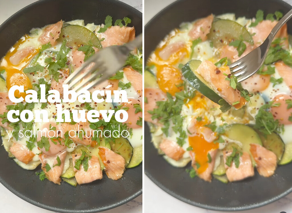 La cena con calabacín súper proteica y baja en hidratos, que puedes preparar en minutos
