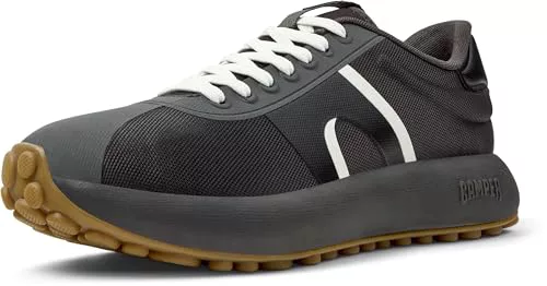 Camper Zapatillas Pelotas Athens K100944 para Hombre, Gris Oscuro 018, Talla 39 EU, Gris Oscuro 018, 39 EU