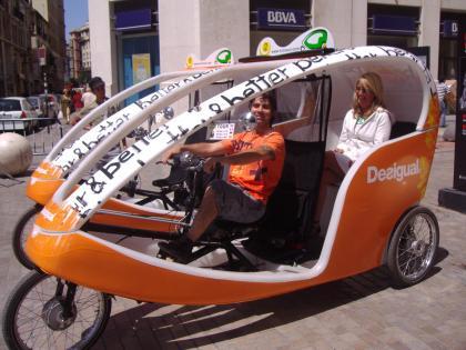 Bicitaxi en Málaga