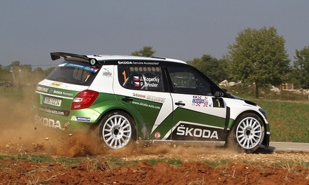 Jan Kopecký pone orden en el Rally de Croacia