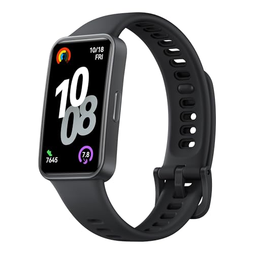 HUAWEI Band 10 Smartwatch, Monitoreo Deportivo con IA, Monitoreo de sueño avanzado, Asistente de Bienestar Emocional, Carga rápida, Compatible con iOS y Android.