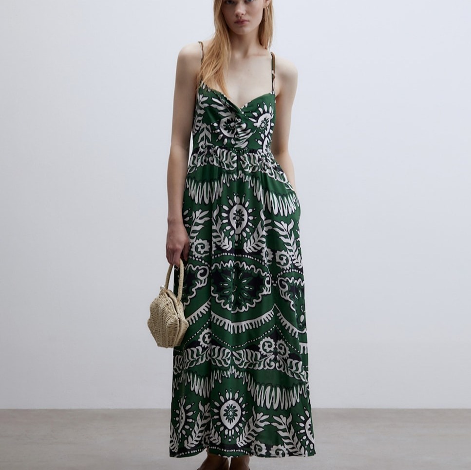 Sfera - Vestido tirantes print.