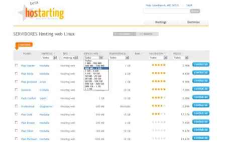 Hostarting, busca el mejor servicio de hosting que se adecue a tus necesidades