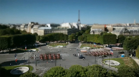 Soldaditos de plomo, espectacular vídeo con efecto Tilt & Shift