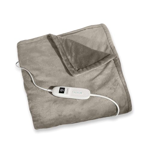 Cecotec Manta Eléctrica HeatConfort ThermalBlanket Frannel (180 x 130). Manta Térmica Frannel con Apagado Automático y 9 Niveles de Temperatura Ajustables. Perfecta para tu confort.