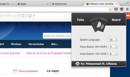 ¿Demasiadas pestañas abiertas? Localízalas con tu voz gracias a Tabs Board