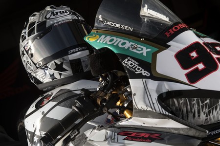 Pj Jacobsen Tirplem Honda Homenaje Hayden Laguna Seca Wsbk 2018 2