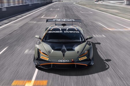 El Lamborghini Huracán Super Trofeo EVO2 de carreras adelanta rasgos de los futuros toros de calle, incluyendo un guiño al Countach