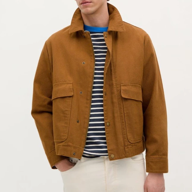Scalpers Chaqueta de hombre de algodón regular fit