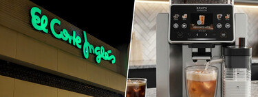 El Corte Inglés rebaja hoy la cafetera con molinillo integrado ideal para un café de barista en casa 