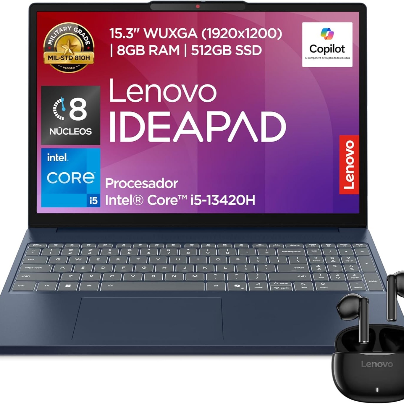 Lenovo Laptop Audífonos | IdeaPad Slim 3 