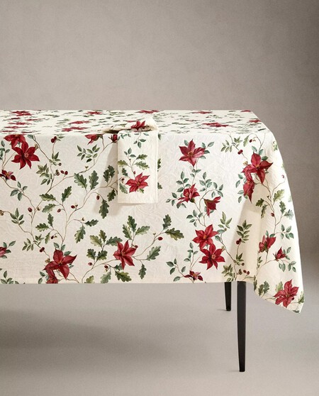 Mantel Navidad Mercadona Zara Home Mesa Bonita