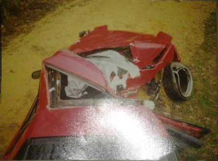 Toyota Supra accidente 2004