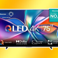 Aurrera remata esta enorme pantalla 4K Hisense: 75 pulgadas, panel QLED y más de 9,000 pesos de descuento 