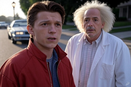 Regreso Al Futuro Tom Holland Robert Downey Jr