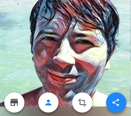 新しいボタン (左から 2 番目)